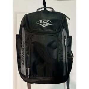 Louisville Slugger Omaha Stick Backpack Bat Bag Black Grey Baseball